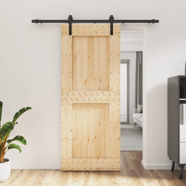 8721012080324_m_en_hd_1.jpg Sliding Door with Hardware Set 85x210 cm Solid Wood Pine