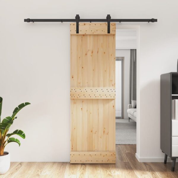 8721012080416_m_en_hd_1.jpg Sliding Door with Hardware Set 70x210 cm Solid Wood Pine
