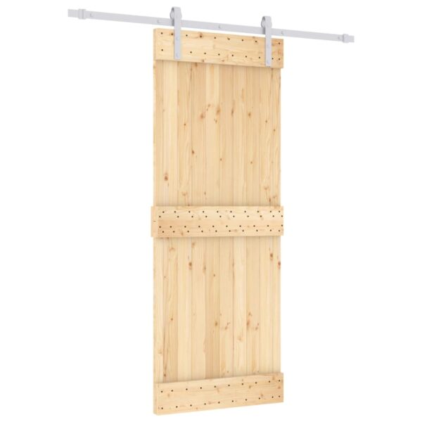 8721012080645_a_en_hd_1.jpg Sliding Door with Hardware Set 80x210 cm Solid Wood Pine