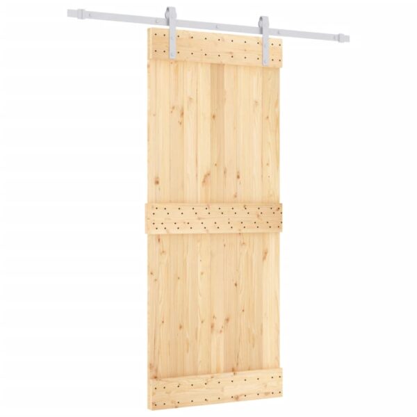 8721012080652_a_en_hd_1.jpg Sliding Door with Hardware Set 85x210 cm Solid Wood Pine