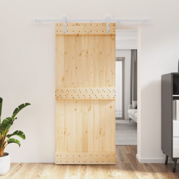 8721012080669_m_en_hd_1.jpg Sliding Door with Hardware Set 90x210 cm Solid Wood Pine