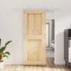 8721012080690_m_en_hd_1.jpg Sliding Door with Hardware Set 85x210 cm Solid Wood Pine