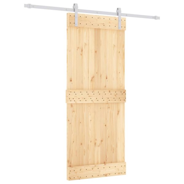 8721012080836_a_en_hd_1.jpg Sliding Door with Hardware Set 85x210 cm Solid Wood Pine