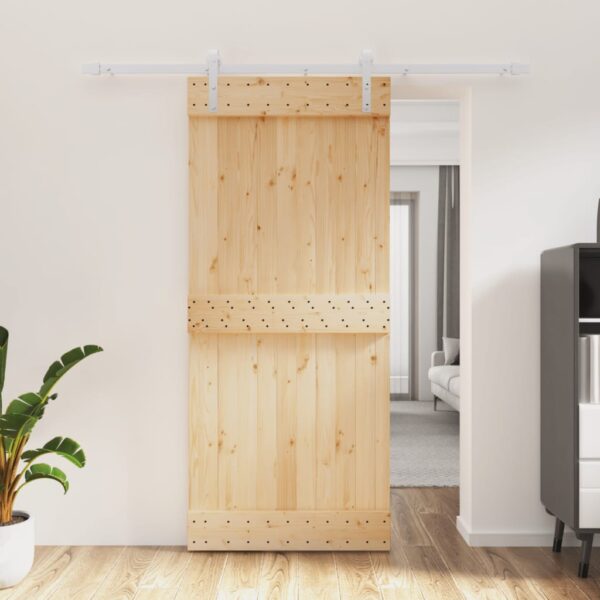 8721012080843_m_en_hd_1.jpg Sliding Door with Hardware Set 90x210 cm Solid Wood Pine
