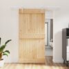 8721012080867_m_en_hd_1.jpg Sliding Door with Hardware Set 100x210 cm Solid Wood Pine