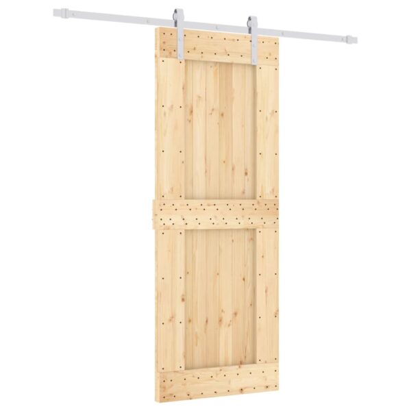 8721012080881_a_en_hd_1.jpg Sliding Door with Hardware Set 80x210 cm Solid Wood Pine
