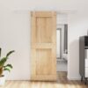 8721012080881_m_en_hd_1.jpg Sliding Door with Hardware Set 80x210 cm Solid Wood Pine