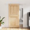 8721012080911_m_en_hd_1.jpg Sliding Door with Hardware Set 95x210 cm Solid Wood Pine