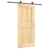 8721012081086_a_en_hd_1.jpg Sliding Door with Hardware Set 90x210 cm Solid Wood Pine