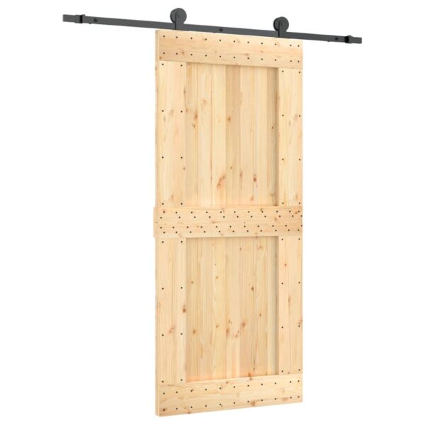 8721012081086_a_en_hd_1.jpg Sliding Door with Hardware Set 90x210 cm Solid Wood Pine