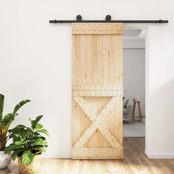 8721012081109_m_en_hd_1.jpg Sliding Door with Hardware Set 80x210 cm Solid Wood Pine