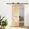 8721012081314_m_en_hd_1.jpg Sliding Door with Hardware Set 70x210 cm Solid Wood Pine