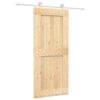 8721012081482_a_en_hd_1.jpg Sliding Door with Hardware Set 90x210 cm Solid Wood Pine