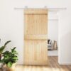 8721012081628_m_en_hd_1.jpg Sliding Door with Hardware Set 90x210 cm Solid Wood Pine