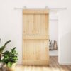 8721012081642_m_en_hd_1.jpg Sliding Door with Hardware Set 100x210 cm Solid Wood Pine
