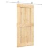 8721012081680_a_en_hd_1.jpg Sliding Door with Hardware Set 90x210 cm Solid Wood Pine