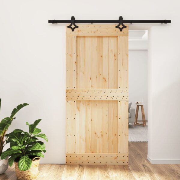 8721012082045_m_en_hd_1.jpg Sliding Door with Hardware Set 95x210 cm Solid Wood Pine