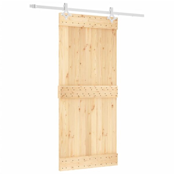 8721012082199_a_en_hd_1.jpg Sliding Door with Hardware Set 90x210 cm Solid Wood Pine