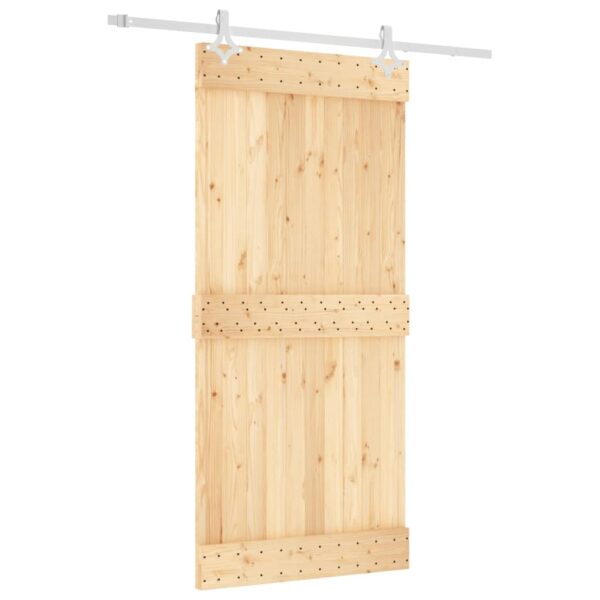 8721012082380_a_en_hd_1.jpg Sliding Door with Hardware Set 95x210 cm Solid Wood Pine