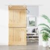 8721012082380_m_en_hd_1.jpg Sliding Door with Hardware Set 95x210 cm Solid Wood Pine