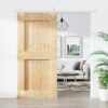 8721012082441_m_en_hd_1.jpg Sliding Door with Hardware Set 95x210 cm Solid Wood Pine