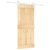 8721012082731_a_en_hd_1.jpg Sliding Door with Hardware Set 90x210 cm Solid Wood Pine
