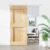 8721012082779_m_en_hd_1.jpg Sliding Door with Hardware Set 90x210 cm Solid Wood Pine