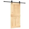 8721012082885_a_en_hd_1.jpg Sliding Door with Hardware Set 90x210 cm Solid Wood Pine