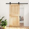 8721012082953_m_en_hd_1.jpg Sliding Door with Hardware Set 95x210 cm Solid Wood Pine