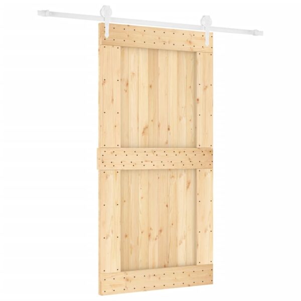 8721012083202_a_en_hd_1.jpg Sliding Door with Hardware Set 100x210 cm Solid Wood Pine