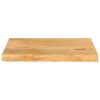 Table Top Live Edge 50x20x2.5 cm Solid Wood Mango