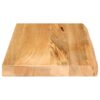 Table Top Live Edge 50x20x2.5 cm Solid Wood Mango