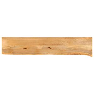 Table Top Live Edge 180x20x2.5 cm Solid Wood Mango