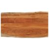 Table Top 120x60x3.8 cm RectangularÂ Solid Wood Acacia Live Edge
