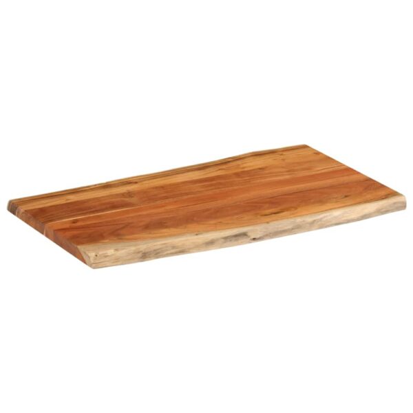 Table Top 120x60x3.8 cm RectangularÂ Solid Wood Acacia Live Edge