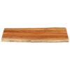 Table Top 120x60x3.8 cm RectangularÂ Solid Wood Acacia Live Edge