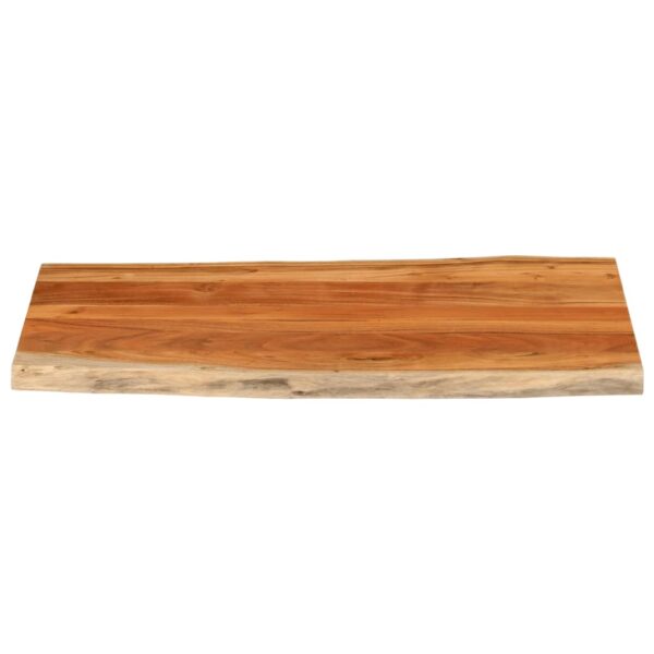 Table Top 120x60x3.8 cm RectangularÂ Solid Wood Acacia Live Edge