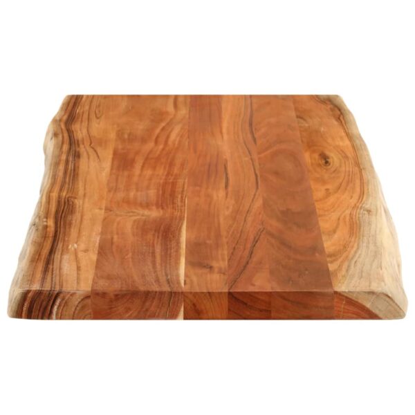 Table Top 120x60x3.8 cm RectangularÂ Solid Wood Acacia Live Edge