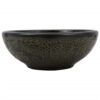 Countertop Basin Black Round Î¦41x14 cm Ceramic