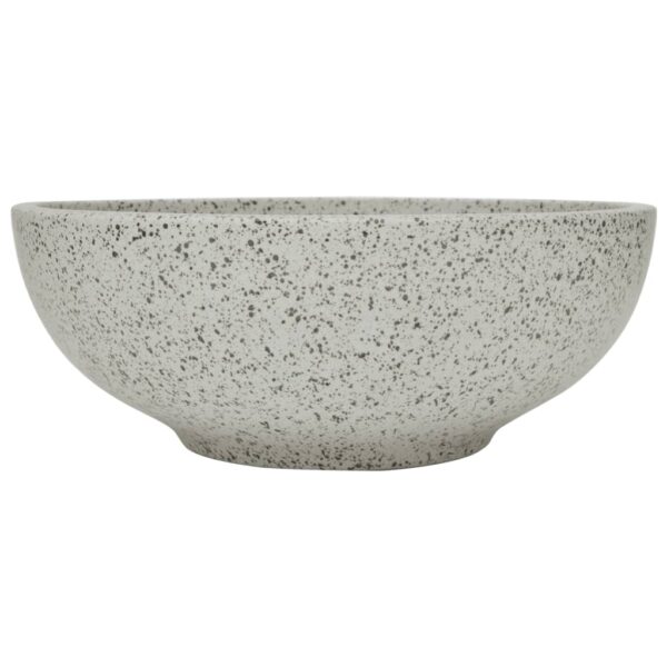 Countertop Basin Grey Round Î¦41x14 cm Ceramic