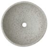 Countertop Basin Grey Round Î¦41x14 cm Ceramic