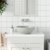 Countertop Basin Grey Round Î¦41x14 cm Ceramic