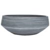 Countertop Basin Grey Round Î¦41x14 cm Ceramic