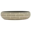 Countertop Basin Multicolour Oval 59x40x15 cm Ceramic