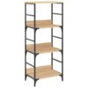 Bookshelf Sonoma Oak 50x33x117.5 cm Engineered Wood