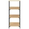 Bookshelf Sonoma Oak 50x33x117.5 cm Engineered Wood