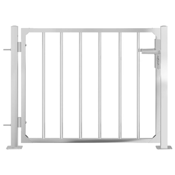 Garden Gate 100x70 cm Stainless Steel