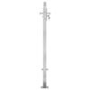 Garden Gate 100x95 cm Stainless Steel
