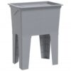 Laundry Tub Grey 59x41x75 cm Resin
