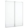Magnetic Whiteboard Foldable 80x100x1.7 cm Aluminium